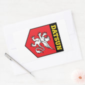 Datsun Griffinステッカー 長方形シール (封筒)