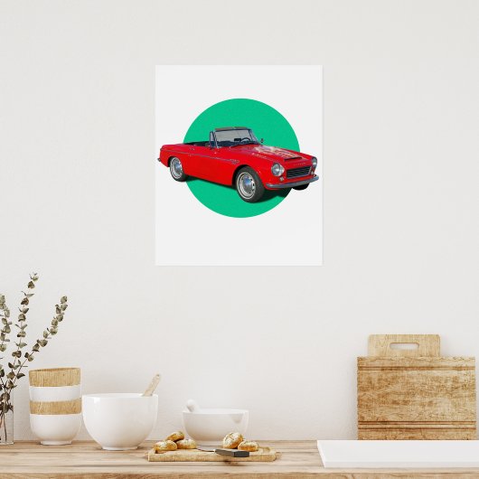 datsun_roadster ポスター (キッチン)