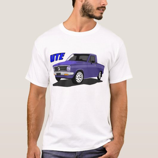 Datsun UTE青 Tシャツ (正面)