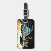 Datsun Zのレースカー ラゲッジタグ (正面縦)