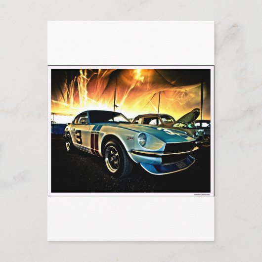 Datsun Zレースカー ポストカード (正面)