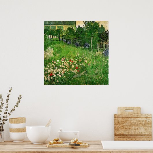 Daubigny's Garden by Van Gogh ポスター (キッチン)