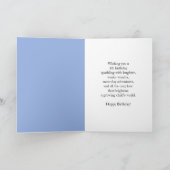 Daughter 5th Birthday Snowman Snowy  カード (内部)