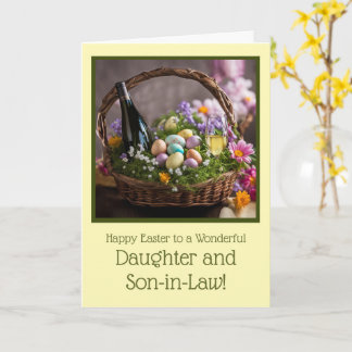 Daughter and Son in Law Cute and Funny Easter カード