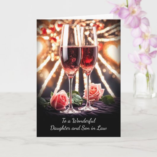 Daughter and Son in Law Husband Anniversary カード (蘭)