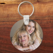 Daughter  Birthday Calligraphy Custom Name  Modern キーホルダー (裏面)