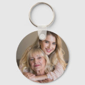 Daughter  Birthday Calligraphy Custom Name  Modern キーホルダー (裏面)