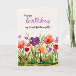 Daughter Birthday Card カード
