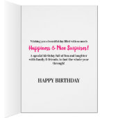 Daughter Birthday Floral Heart Balloon Any Age (内側 (右))