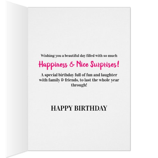 Daughter Birthday Floral Heart Balloon Any Age (内側 (右))