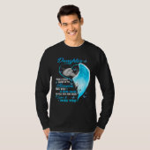 Daughter Guardian Angel in Heaven Miss Daughter My Tシャツ (正面フル)