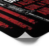 Daughter Gun Shovel Alibi - Funny Mom Dad Guns Jok ポスター (角)