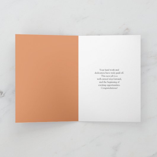 Daughter-in- Law Congratulations New Job Robin カード (内部)