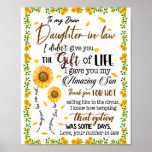 Daughter Lovers | To My Dear Daughter-In-Law ポスター<br><div class="desc">Daughter Lovers | To My Dear Daughter-In-Law The Gift Of Life My Amazing Son Love Your Mother-In-Law</div>