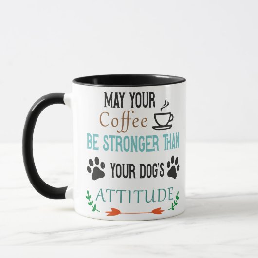 Daughter's Attitude Coffee,dog's mug,coffee mug マグカップ (左)
