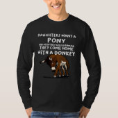 Daughters want a Donkey Tシャツ (正面)
