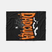 Daula Funny Halloween Dad Costume Sder Bat For Dad フリースブランケット (正面(横))