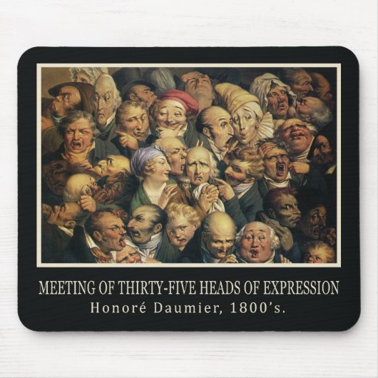 Daumier's Expressionsモジュール マウスパッド (正面)