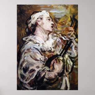 Daumier's Pierrotアートポスター ポスター