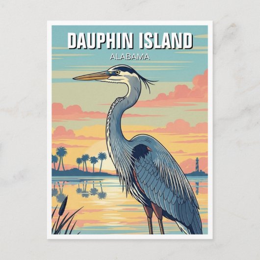 Dauphin Island Alabama Travel ポストカード (正面)