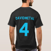 DAV1DMETAL Tシャツ (裏面)