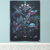 Davao: City of Future キャンバスプリント (インサイチュ (ウッドフロア))