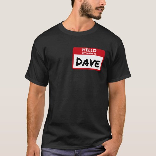 Daveとしてハロウィーンに移動 Tシャツ (正面)
