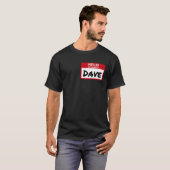 Daveとしてハロウィーンに移動 Tシャツ (正面フル)