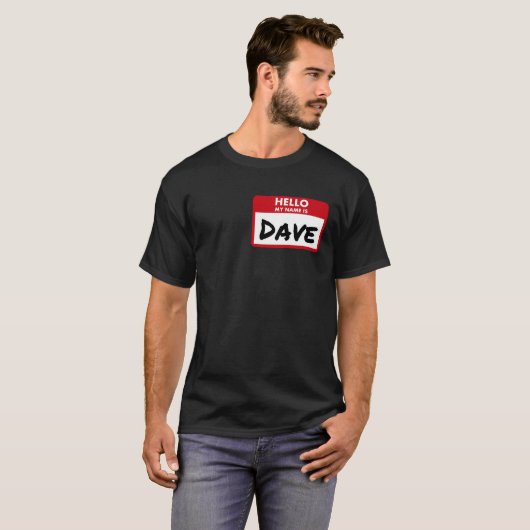 Daveとしてハロウィーンに移動 Tシャツ (正面フル)