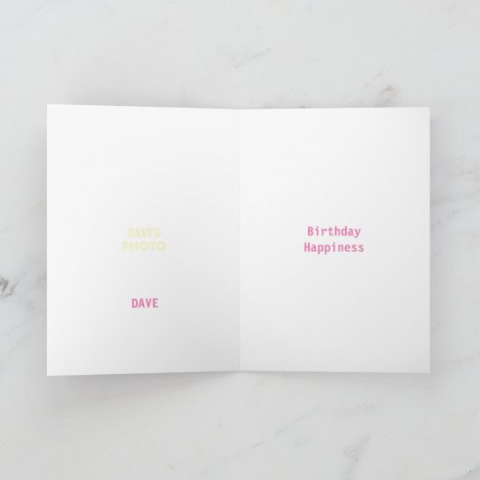 DAVEのカード カード (内部)