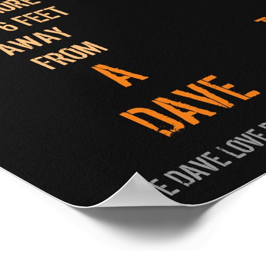 DAVEのポスター ポスター (角)