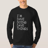 Daveの日常59 Tシャツ (正面)