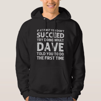DAVEギフト名パーソナライズされた誕生日おもしろいChristm パーカ