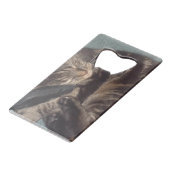 Daveクレジッよくはしゃぐトカードボトルオープナー クレジットカード栓抜き (正面アングル)