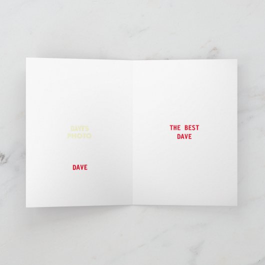 DAVE用誕生日カード カード (内部)