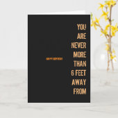 DAVE用誕生日カード（写真） カード (黄色い花)