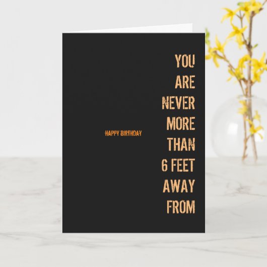 DAVE用誕生日カード（写真） カード (黄色い花)