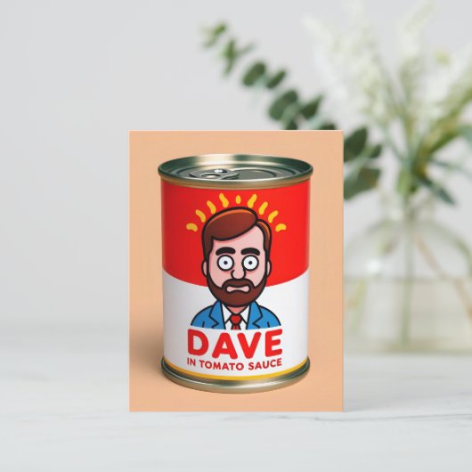 Dave in tomato sauce ポストカード (スタンド正面)