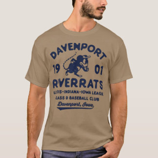 Davenport River Rats - Iowa Tシャツ