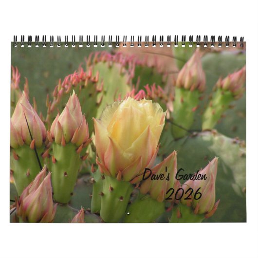 Dave's Garden 2026 Calendar カレンダー (カバー)