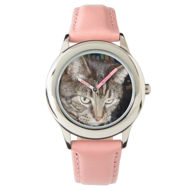 Dave's Watching You Bezes with Pink Numbers Watch 腕時計 (正面)