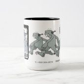 DaveStudioの大きいマグ ツートーンマグカップ (中央)