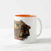 Davey Bonez Woodyの日没のマグ ツートーンマグカップ (正面右)