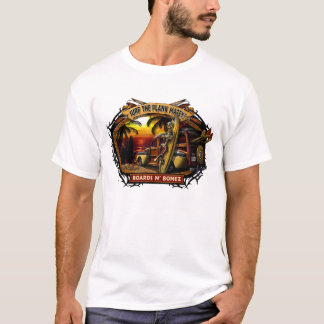 Davey Bonez Woodyの日没のTシャツ Tシャツ