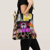 Davey PHOTOBOOTHMEのコラージュのトートによる芸術 トートバッグ (クローズアップ)