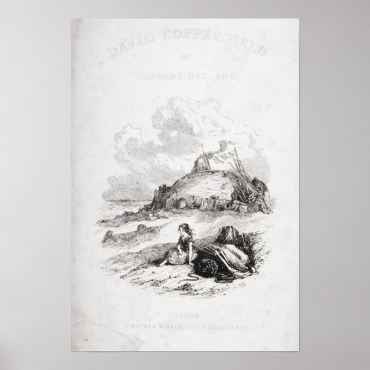 'David'のタイトルページイラストレーション ポスター (正面)