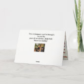 Davidの退職金カード（半損失の終了） カード (裏面)