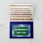 Davidの退職金カード（半損失の終了） カード (内部)