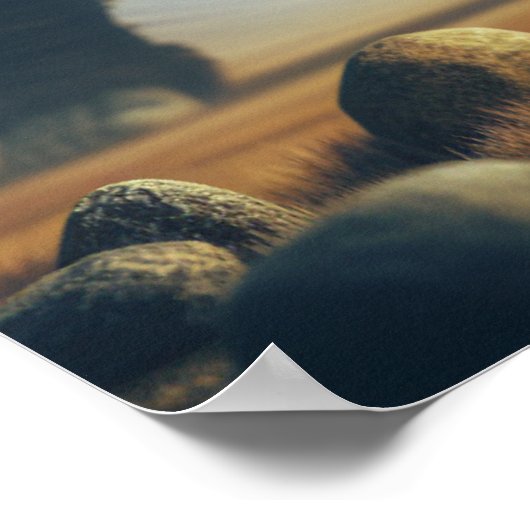 David and Goliath Bible Story Christian Art ポスター (角)