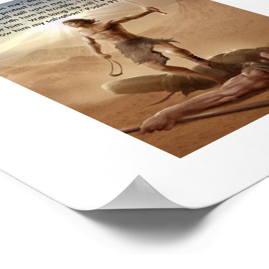 David and Goliath by:David Gudisvili ポスター (角)